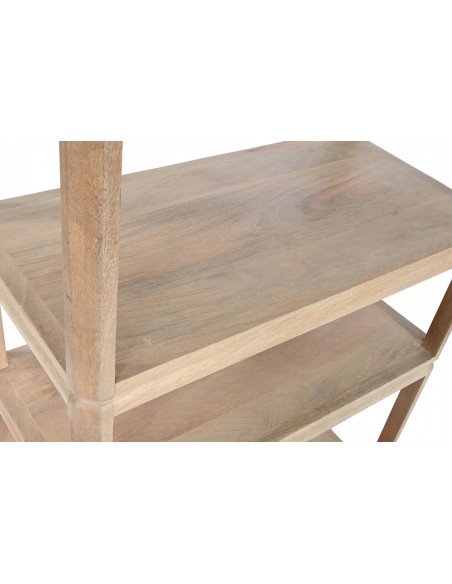 Rangement vertical bois naturel