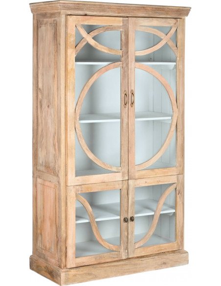 Vitrine en bois massif