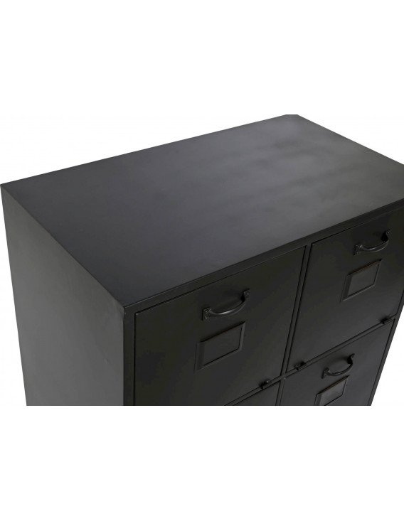 Rangement métal noir