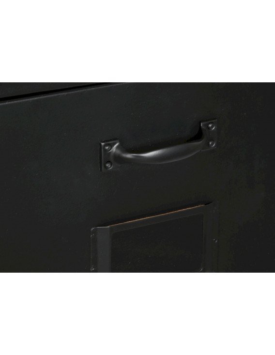 Casier noir en métal