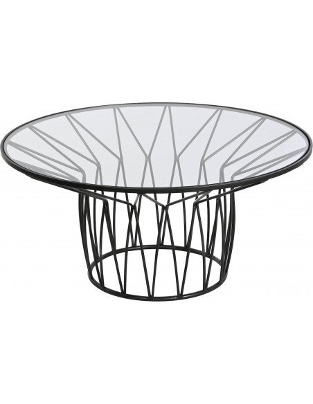 Table basse métal noir