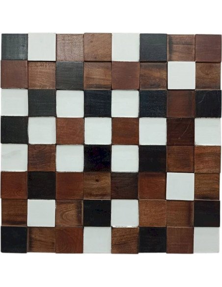 Ornement mural bois naturel