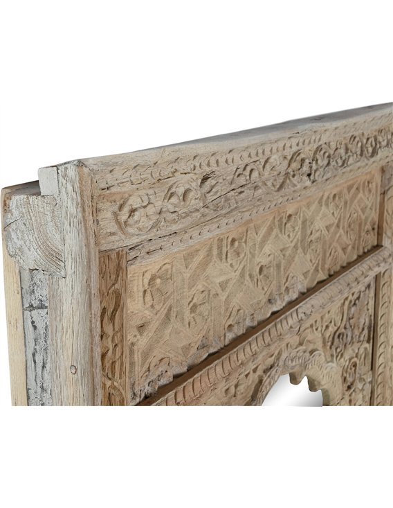 Miroir doré en bois sculpté Meti