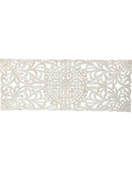 Tête de lit bois Blanc Doré design élégant