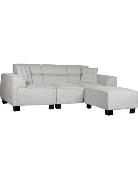 Canapé blanc élégant et confortable