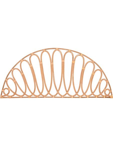 Tête de lit en rotin naturel élégante et tendance