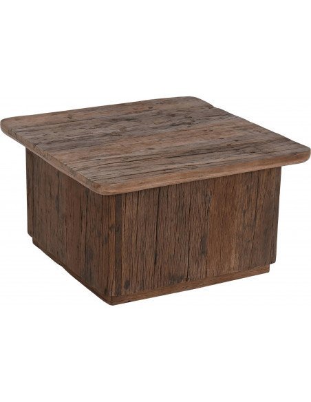 Table basse bois recyclé design authentique