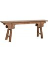 Banc pratique en bois pour se déchausser