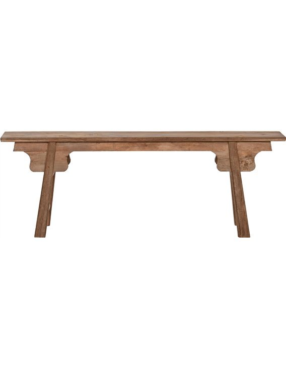 Banc pratique en bois pour se déchausser