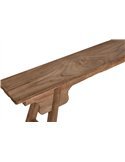 Banc pratique en bois pour se déchausser
