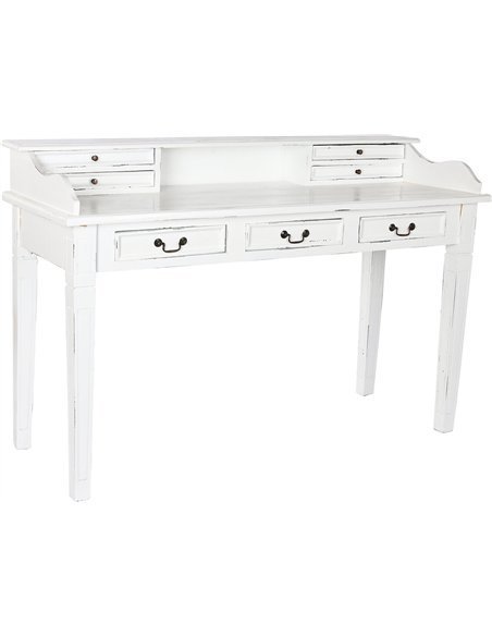 Bureau blanc épuré style shabby chic Meti