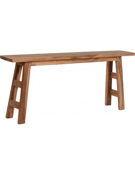 Chaise pour retirer les chaussures en bois naturel