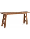 Chaise pour retirer les chaussures en bois naturel