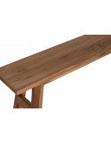 Chaise pour retirer les chaussures en bois naturel