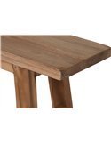 Chaise pour retirer les chaussures en bois naturel