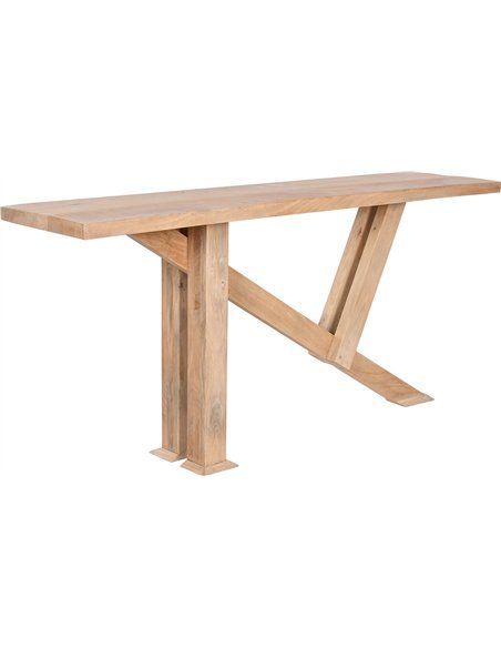 Console en bois naturel épurée et tendance
