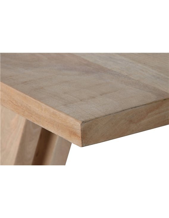 Console en bois naturel épurée et tendance
