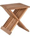 Table d'appoint pliante en teck naturel