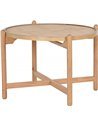 Table basse en rotin naturel pour salon élégant