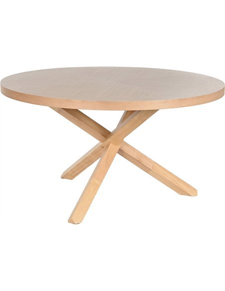 Table de salle à manger en bois naturel design épuré
