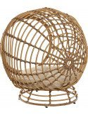 Lit confort pour animal en rotin synthétique