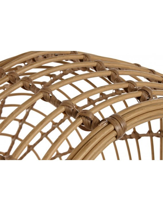 Lit confort pour animal en rotin synthétique