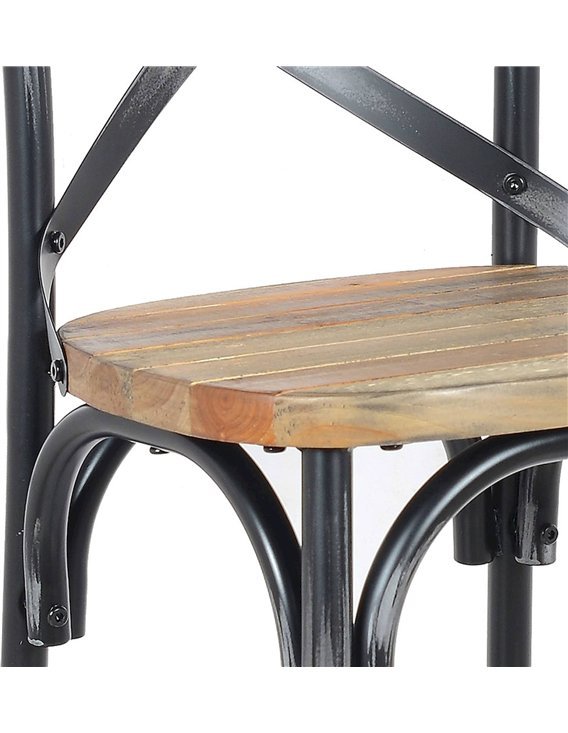 Tabouret snack effet vieilli idéal déco vintage