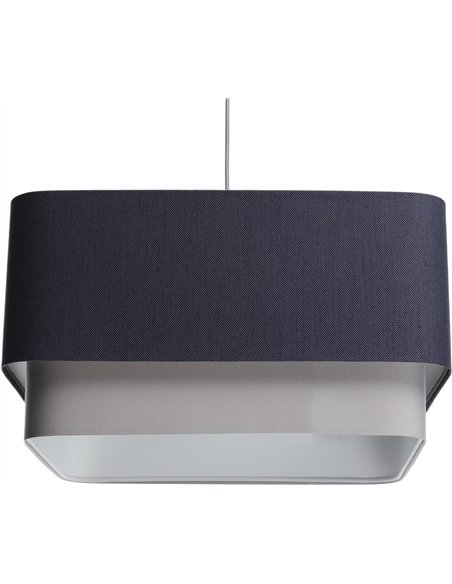 Suspension lin chic pour éclairage doux