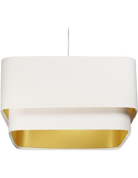 Suspension design velours chic