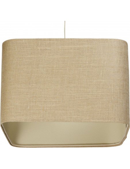 Suspension éclairage jute chic