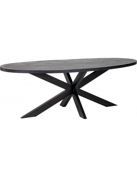 Table élégante ovale pour salle à manger