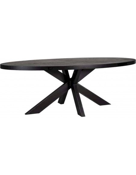 Table élégante pieds noirs