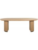 Table repas moderne chêne