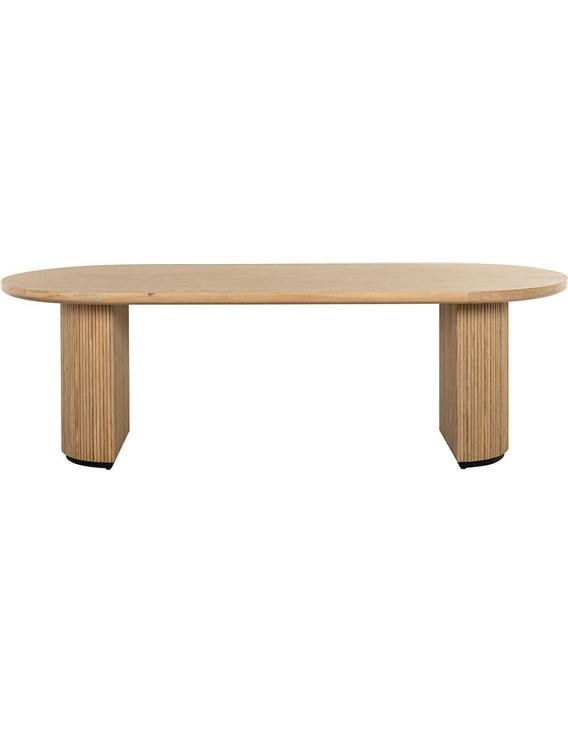 Table repas moderne chêne