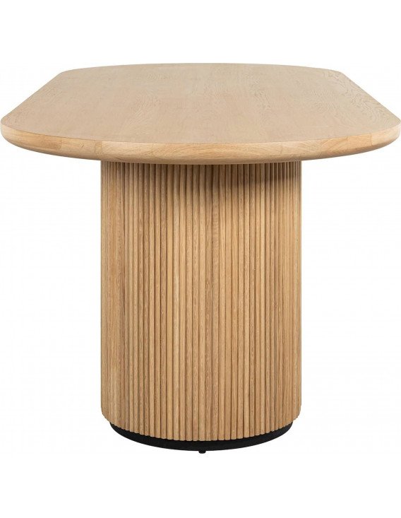 Table en chêne naturel raffinée