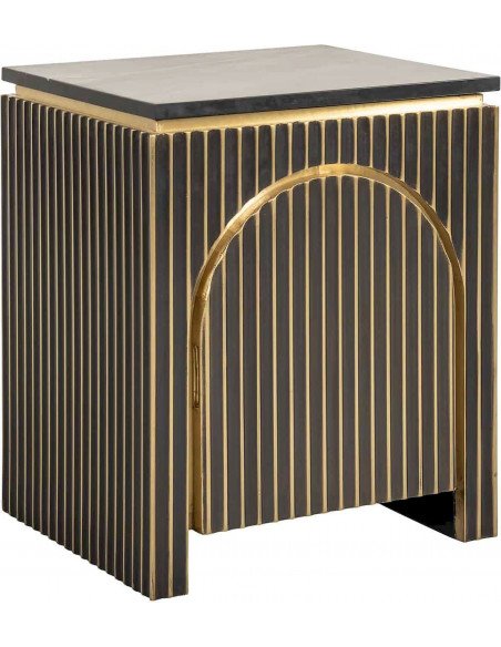 Chevet or brossé élégant