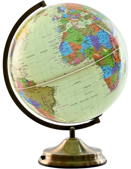 globe décoratif multicolore intérieur urban élégant pvc