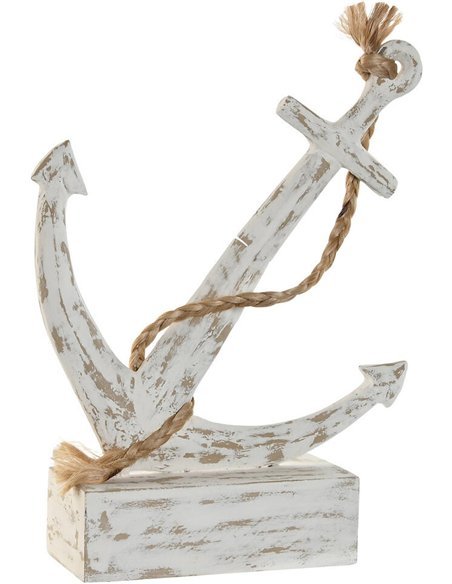 ancre déco blanche style méditerranéen pour salon