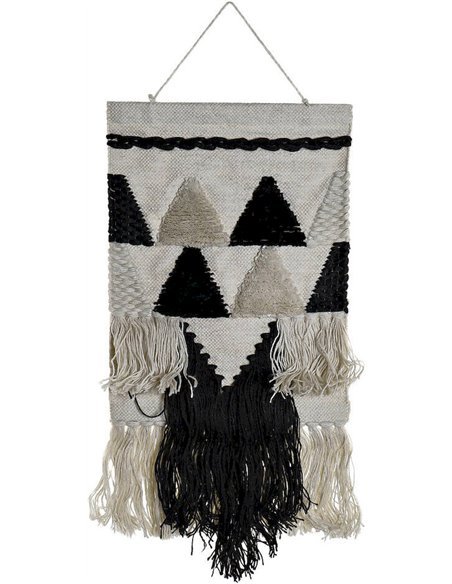 décoration murale boho chic en jute et coton tendance