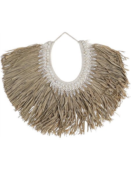 déco murale balinaise en coquillages naturelle chic