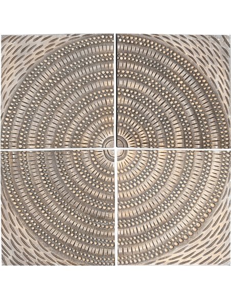 décoration murale cercle doré design élégant moderne