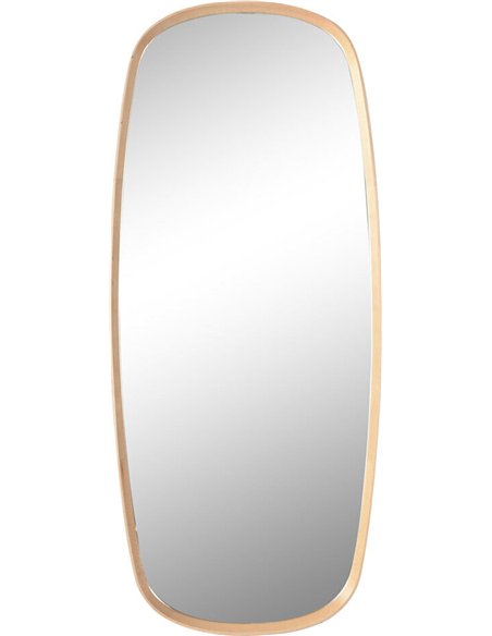 miroir mural en chêne naturel style contemporain urban