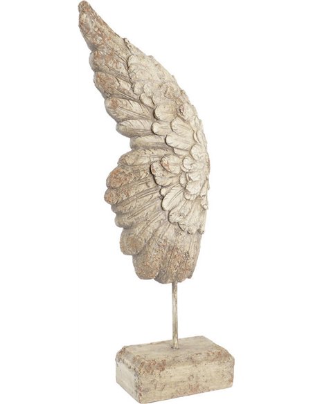 statue aile décorative blanche style néoclassique élégance