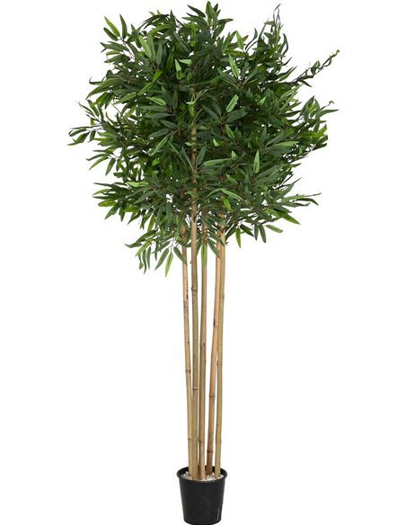 bambou artificiel réaliste pour décoration intérieure zen