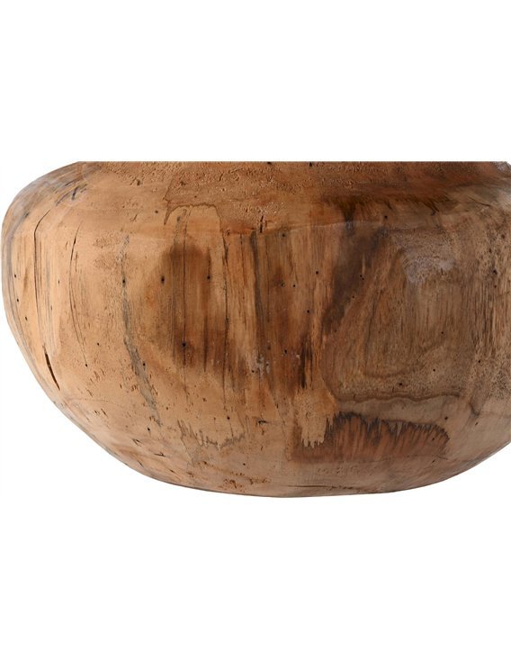 vase tendance en bois naturel style ethnique