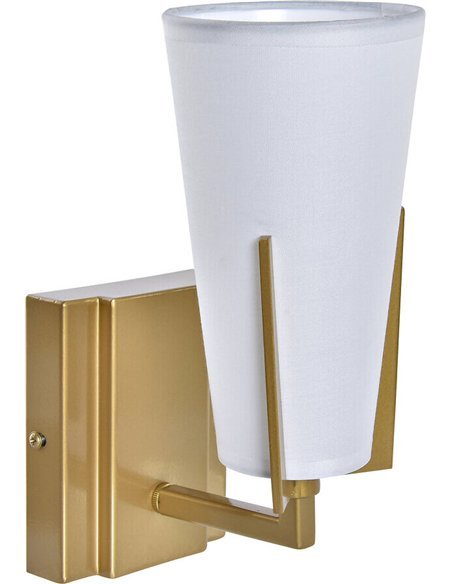 applique murale dorée moderne design pour intérieur élégant