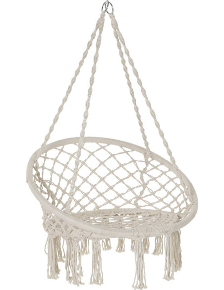 fauteuil suspendu en coton pour extérieur élégant
