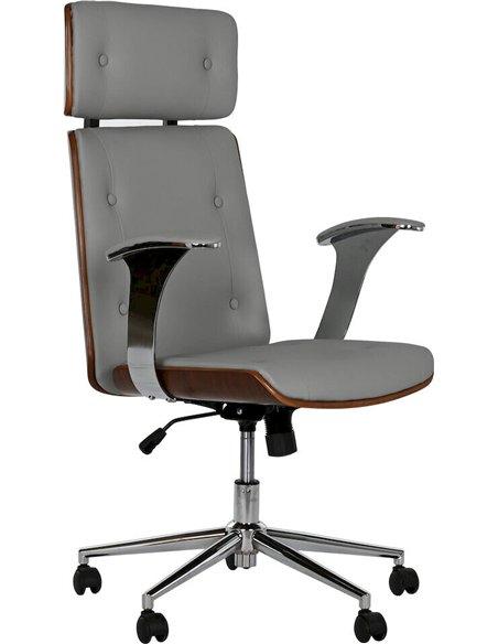 fauteuil bureau ergonomique beige ivoire design moderne