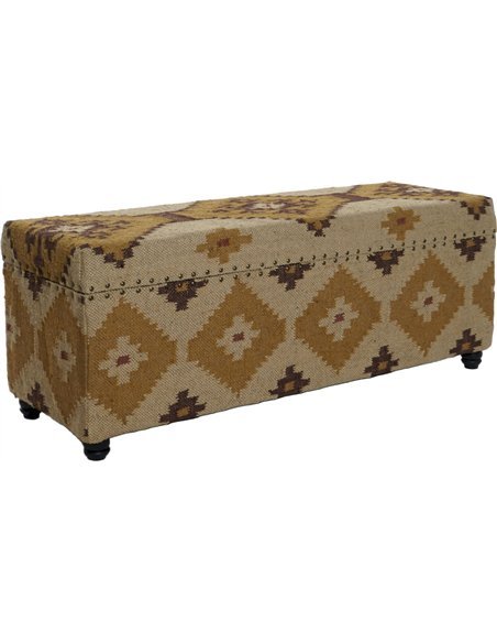 Coffre de rangement kilim fait main