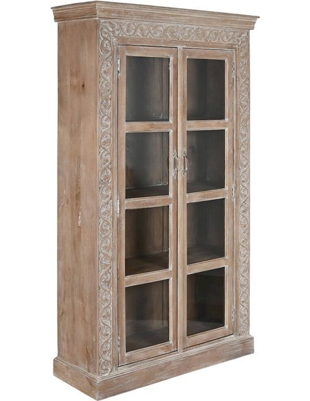 armoire élégante en bois de manguier